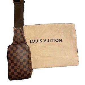 Geronimos Damier Ebene Crossbody Bag